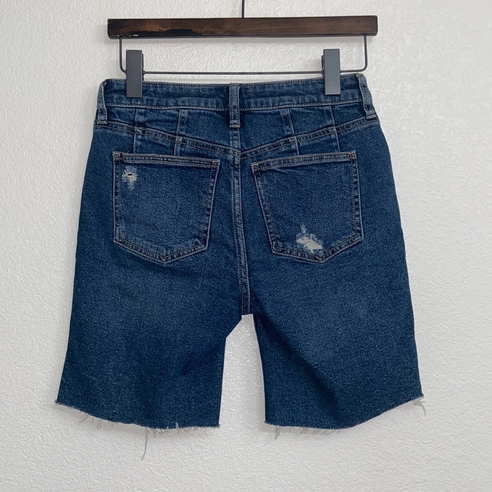 Free People We The Free People Denim Shorts Western Core Coastal Cowgirl Blue - Picture 2 of 15